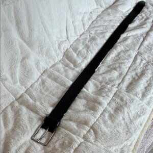 Allen Edmonds Broadway Avenue Black Leather Belt. Size 32.